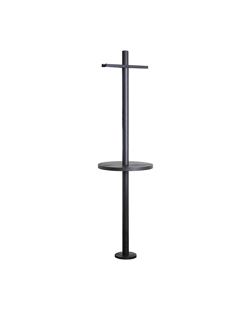 Pole joiner - Černá obsluha s policí a podnožkami